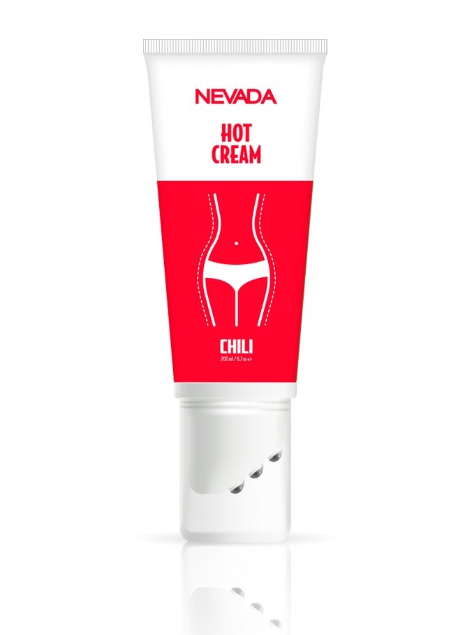 NEVADA HOT MASSAGE CREAM WITH CHILI 200ML - Image 2
